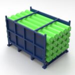 Round Tube Fabric Roll Storage Rack / YHA0714
