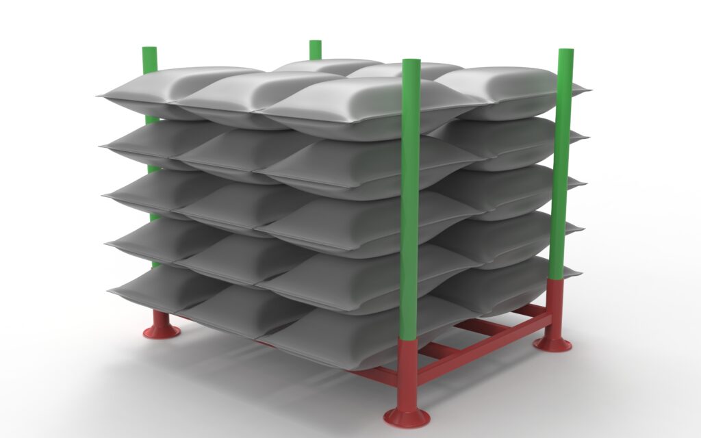 Round Tube Stacking Rack Model: YHA0728