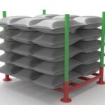 Round Tube Stacking Rack Model: YHA0728