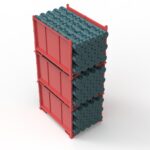 Industrial Fabric Roll Storage Rack Model: YHB0727