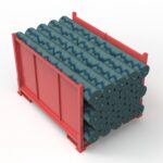 Industrial Fabric Roll Storage Rack Model: YHB0727