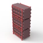 Textile Roll Storage Rack Model: YHC0727